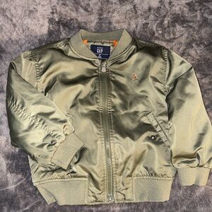 GAP Kids Sage Green Puffer Jacket